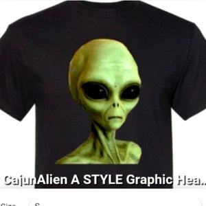 CajunAlien Graphic TShirts